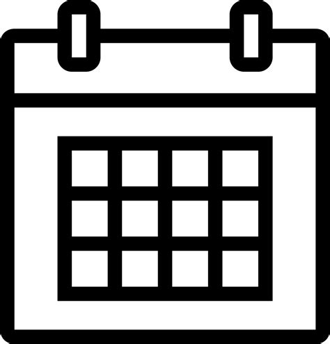 Transparent Calendar Icon
